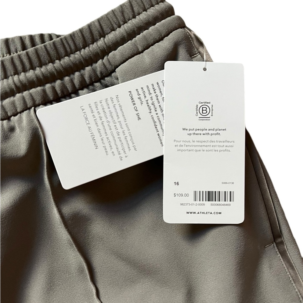Athleta Endeavor Joggers Pants Women's 16 Bottom Athletic Pleated $109 NEW ✅ - Picture 5 of 6